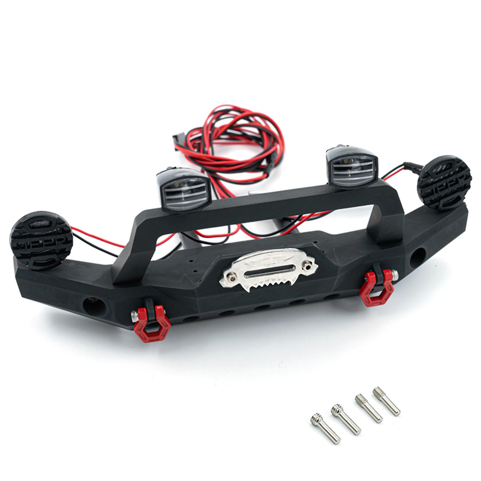 Aluminum Alloy Front Bumper Compatible With 1/10 Trx4 Axial Scx10 90046 Scx10 Iii Axi03007 Axi03003 Rc Car No.223336