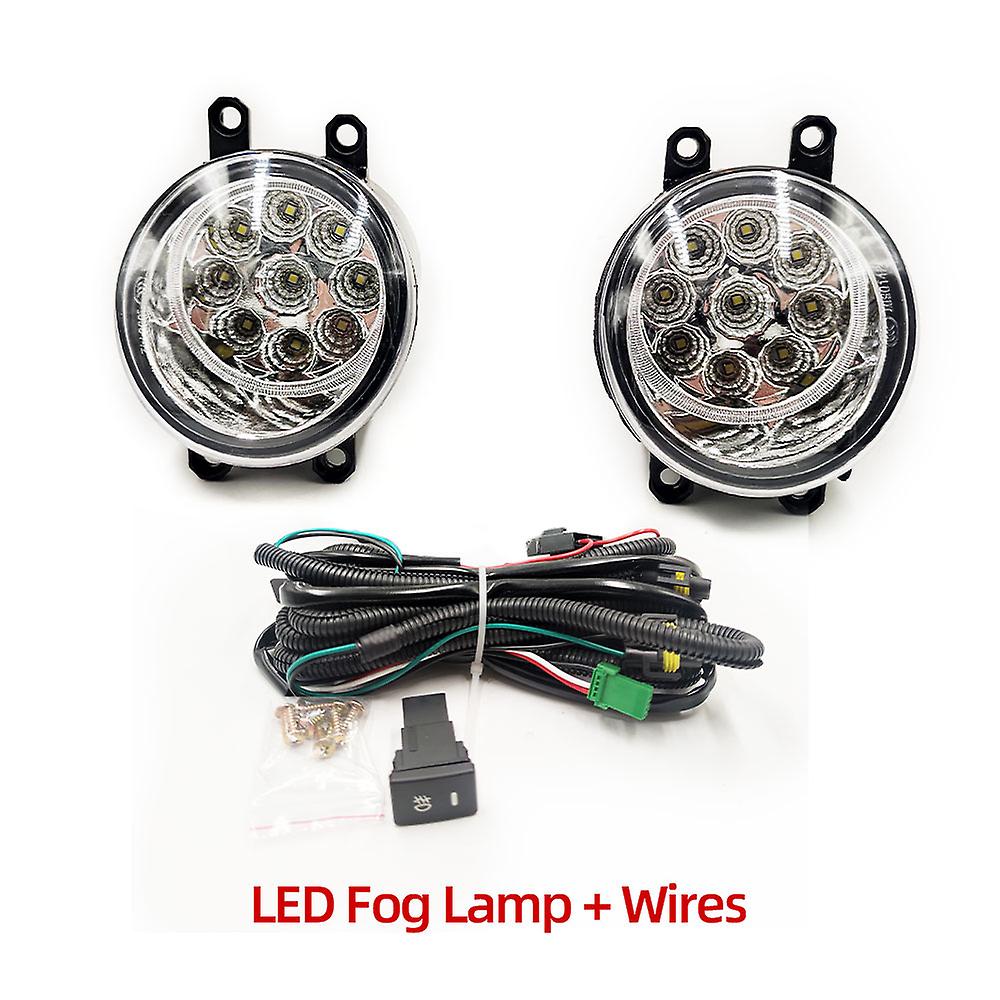 Born Pretty 1 Pair For Toyota Corolla Verso Camry Rav 4 Yaris Verso S Avensis Fog Lights Assembly 4000lm 55w 4300k Halogen Fog Lights