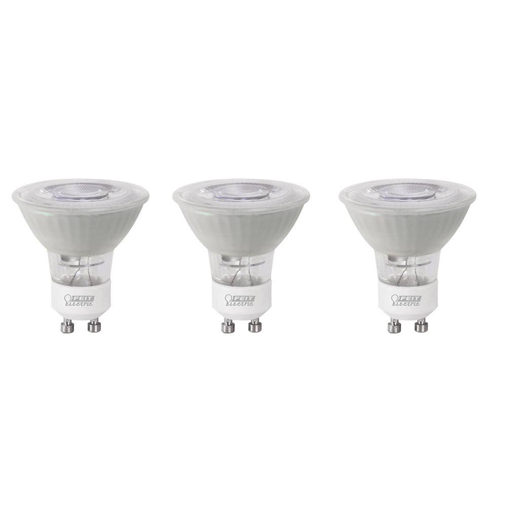 Feit Electric 35-Watt Equivalent Bright White (3000K) MR16 GU10 Bi-Pin Base LED Light Bulb (3-Pack) BPMR16IFGU300930CA3