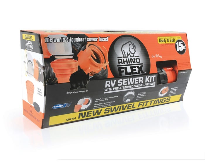 Camco RhinoFLEX RV Sewer Hose Kit - 39761