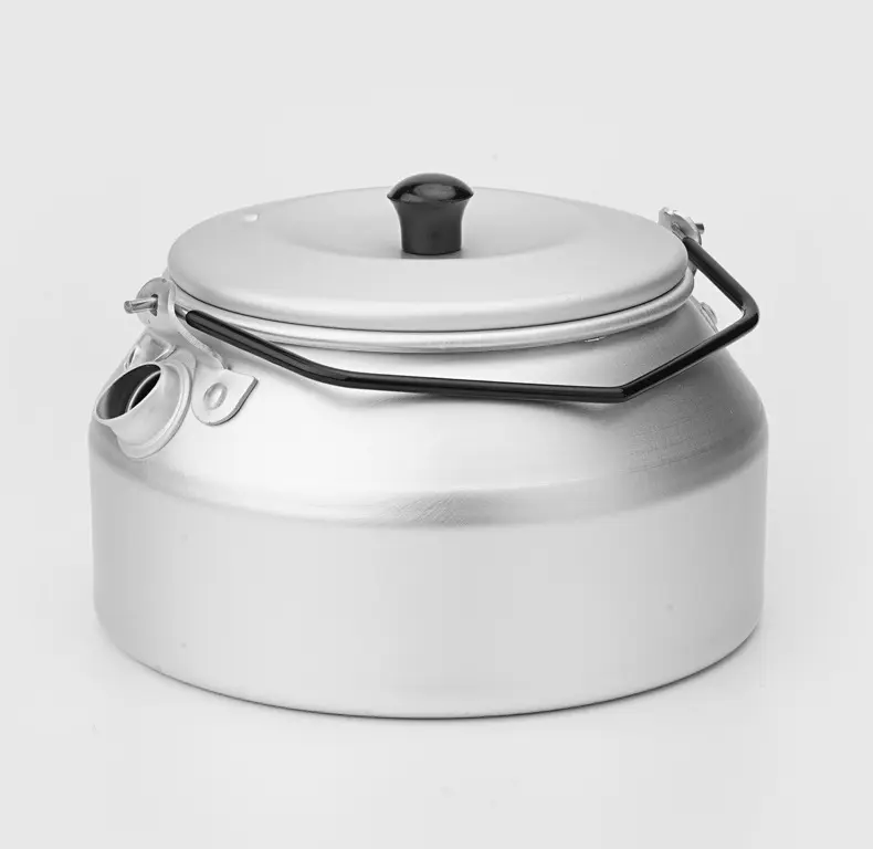 Aluminum Camping Kettle  outdoor Camp Tea Kettle and water Kettle  Water Boiling Kettle  1.1L water pot