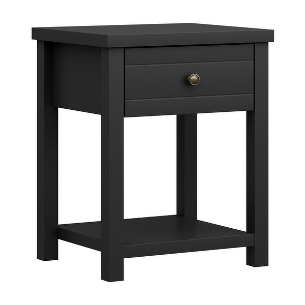 Living Essentials by Hillsdale Harmony 1-Drawer Wood Accent Table - 23.25H x 18.5W x 15.75D