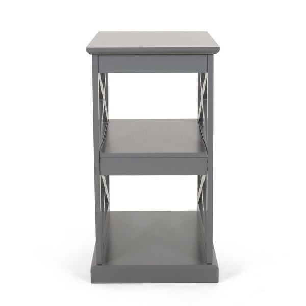 Vernon Contemporary 2 Shelf Side Table by Christopher Knight Home - 23.75