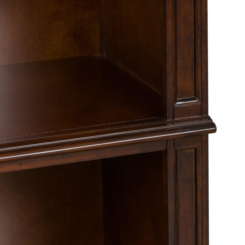 Brayton Manor Cognac Jr Executive Open Bookcase