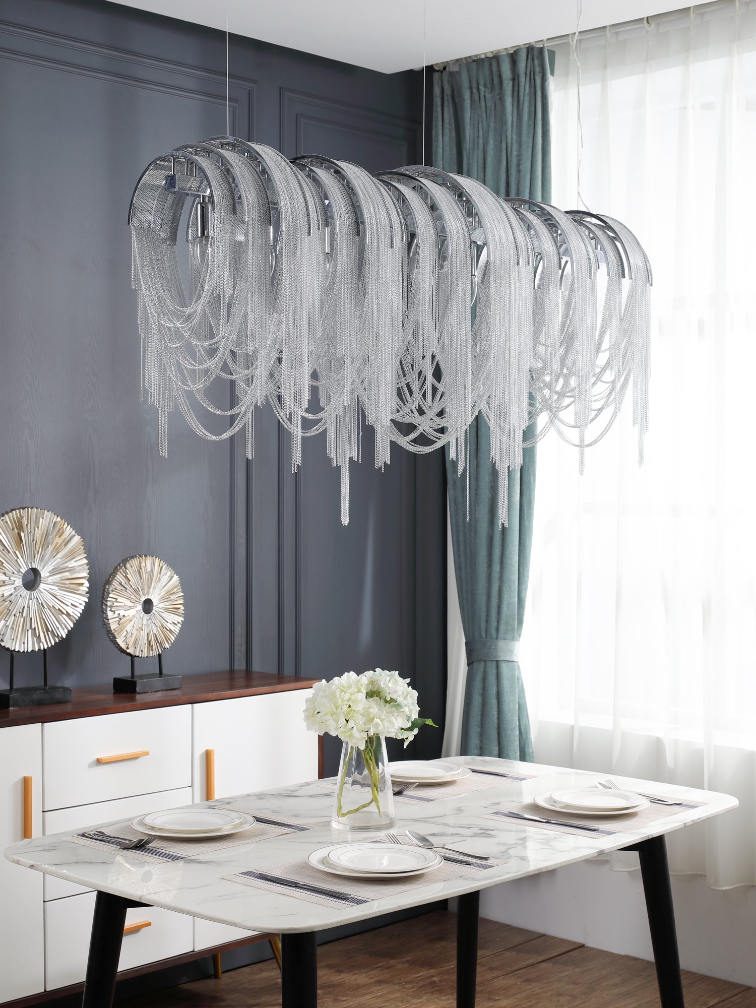 Length Chains Chandelier