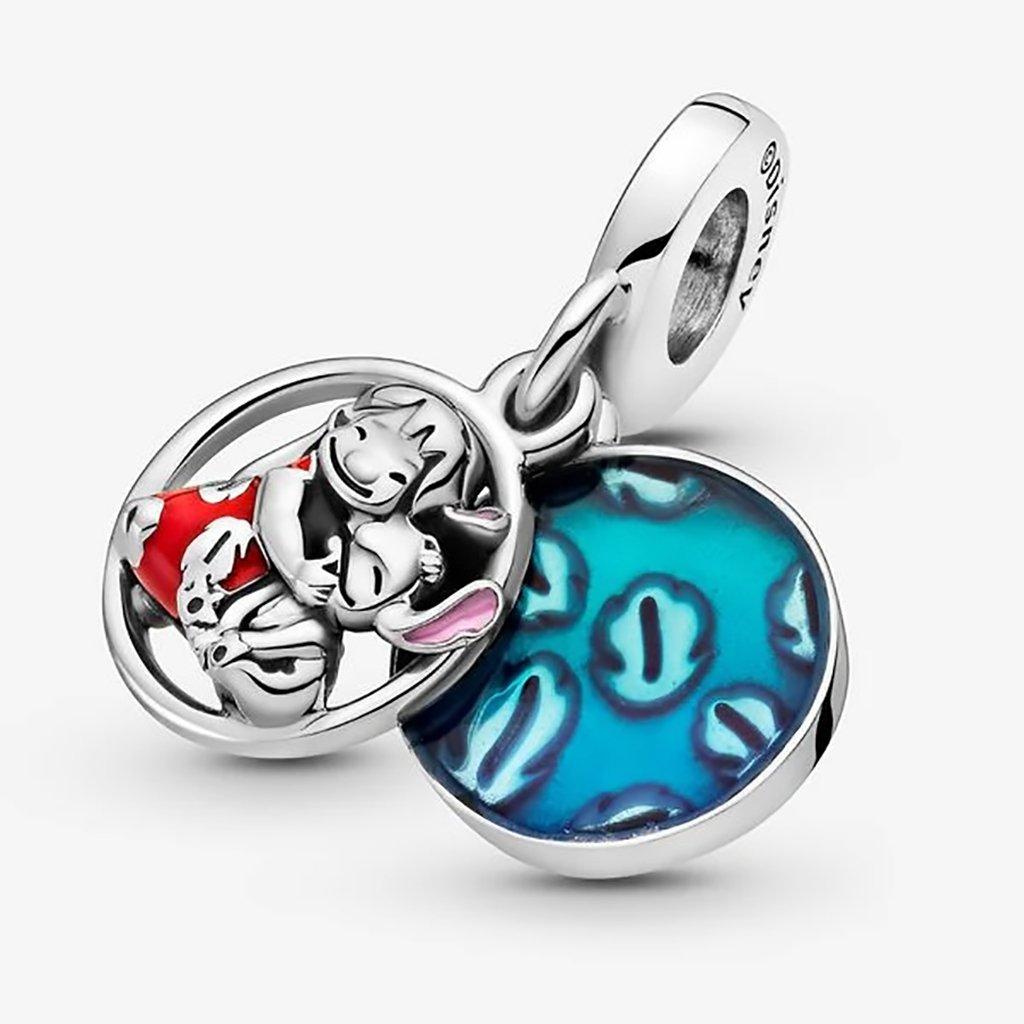 PANDORA  Disney Lilo & Stitch Family Dangle Charm