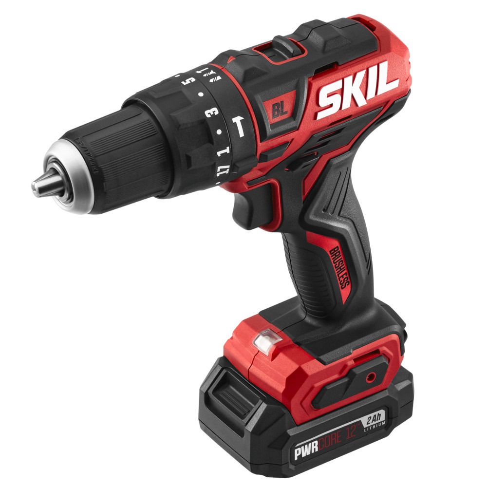 Skil PWRCORE 12? Brushless 12V 1/2 Hammer Drill Kit ;