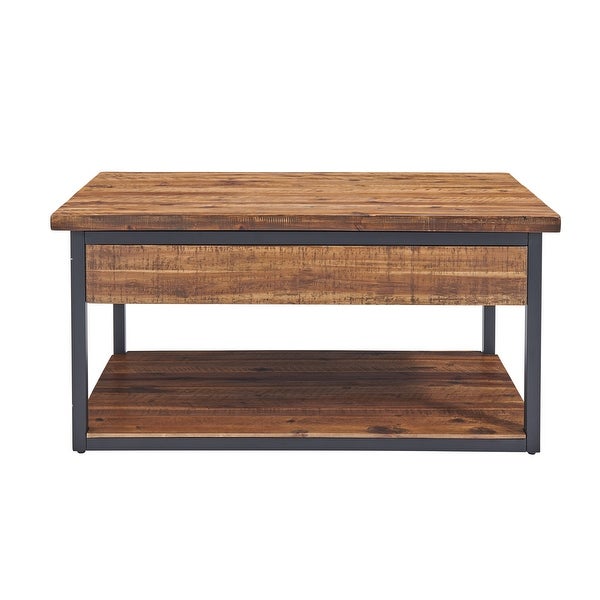 Carbon Loft Ciaravino Rustic Wood 3-piece Coffee and End Table Set