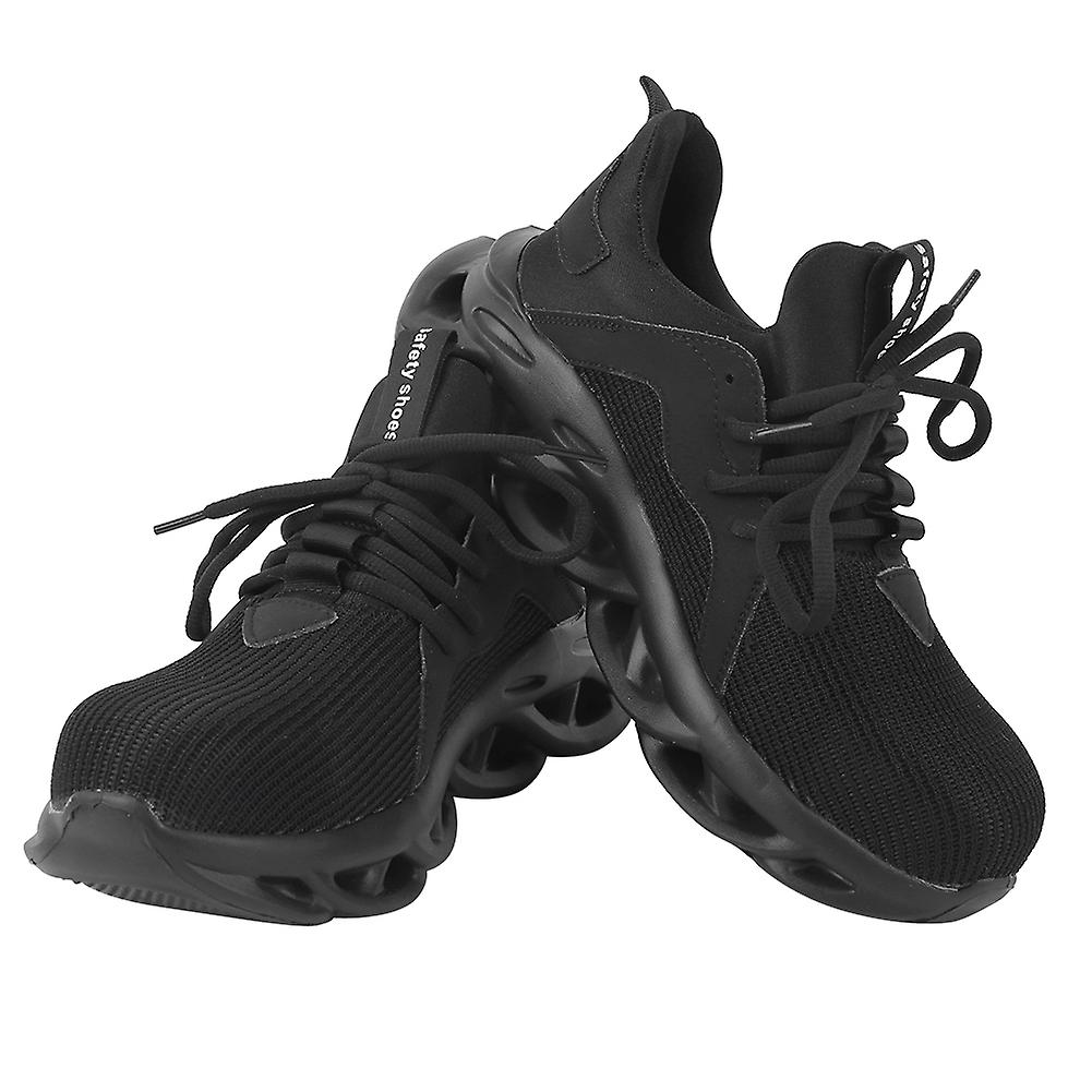 Men Labor Protection Shoes Steel Toe Breathable Antiknock Punctureproof Safety Work Footwear(46 )