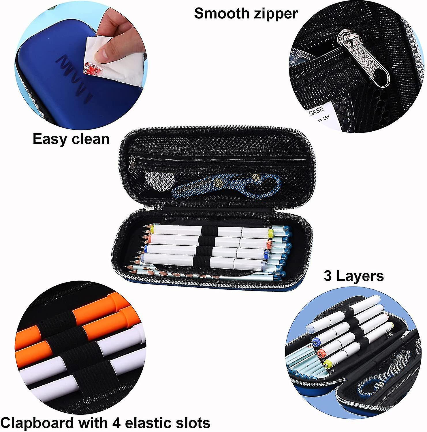 Pencil Case For Kids，durable Pen Pouch With Large Capacity