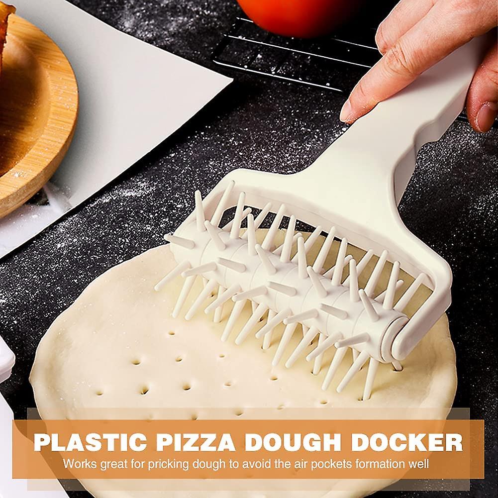 Dough Docker Roller， Time-saver Dough Blistering Killer Bread Docker Needle Roller Dough Pastry Hole Maker Household Baking Pastry Tools For Dough Pie