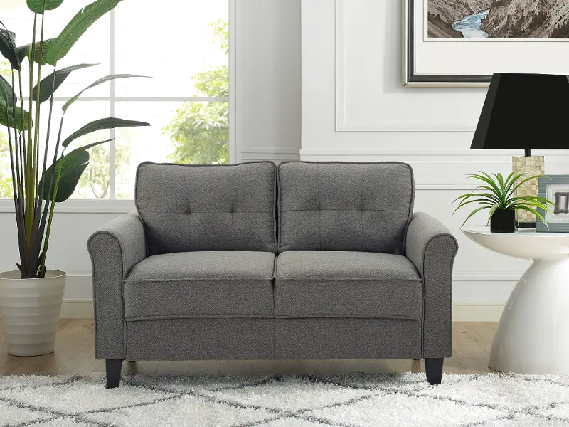 Hanson Heather Gray Loveseat