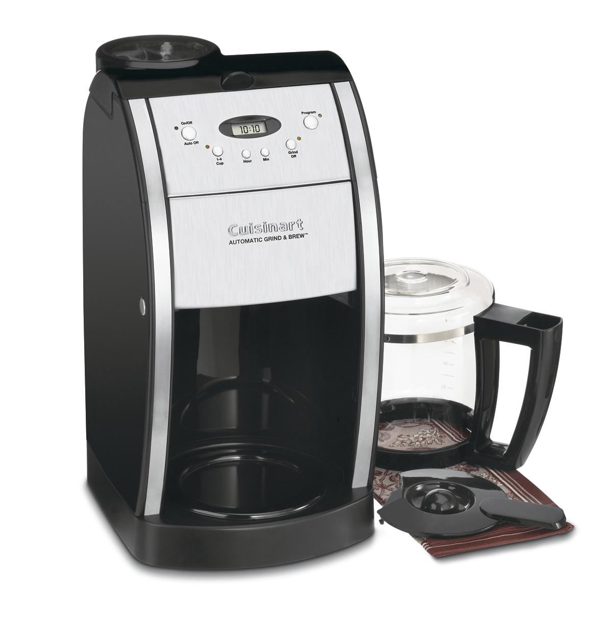 Cuisinart Grind and Brewa c 12 Cup Automatic Coffeemaker Silver  Crowdfused