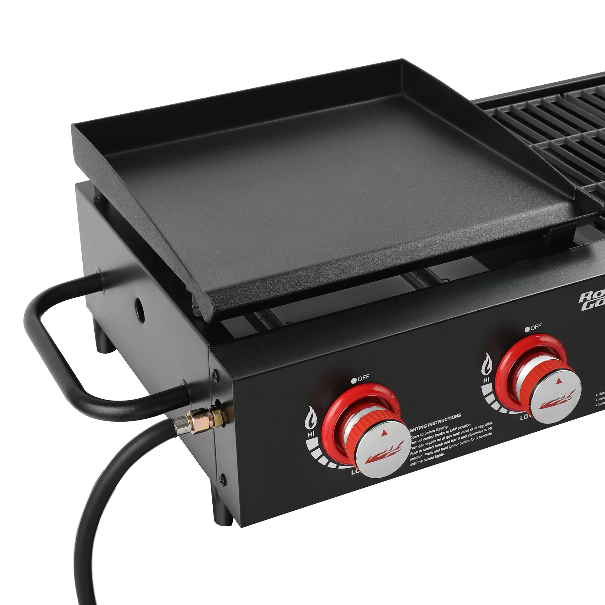 Royal Gourmet 4-Burner GD4002T Portable Gas Grill and Griddle Combo， 40000 BTU