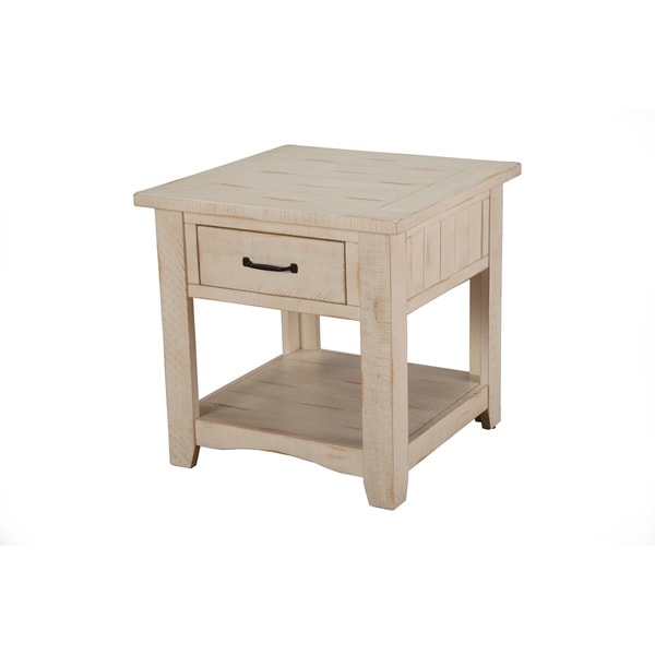 Rustic Wood End Table by Martin Svensson Home