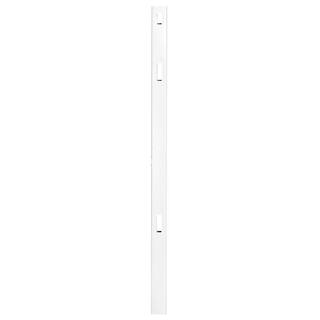 Veranda Pro Series 5 in. x 5 in. x 8 ft. White Vinyl Woodbridge Closed Picket Top Routed Line Fence Post 144755