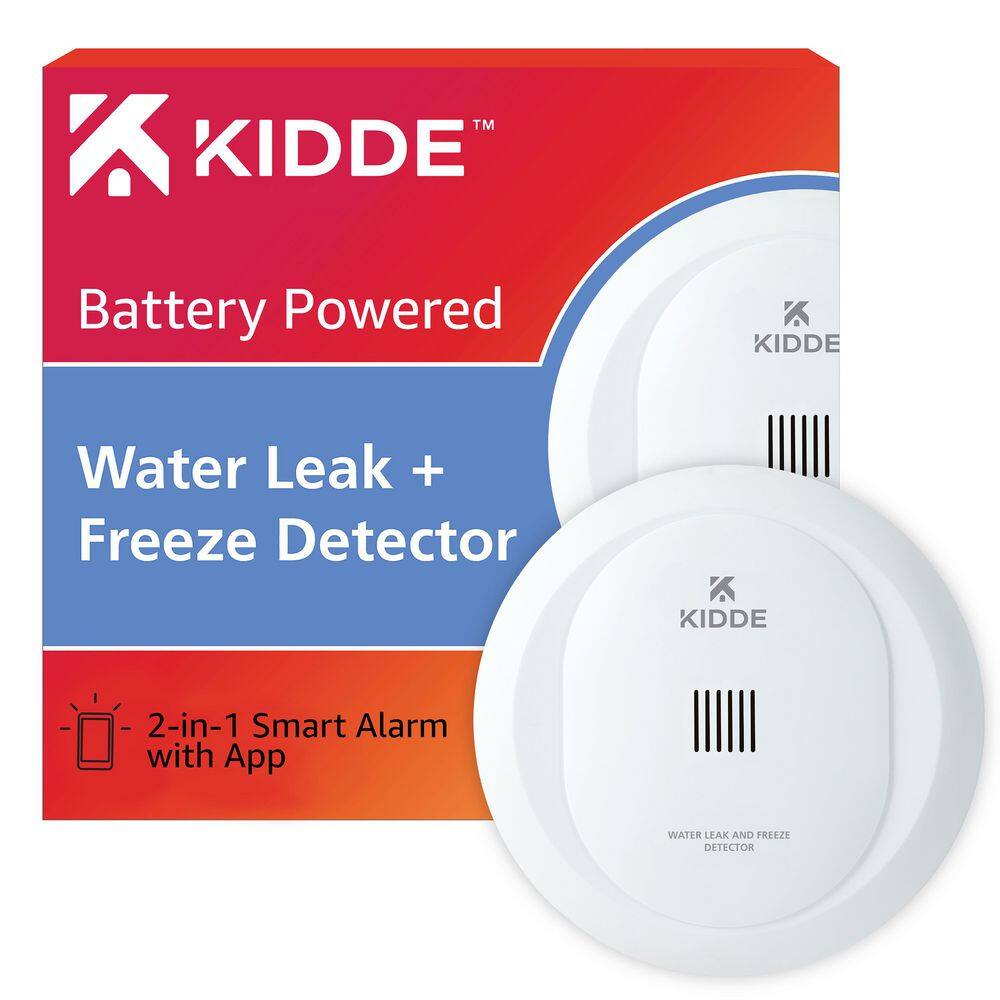 Kidde Kidde Smart Water Leak and Freeze Detector Battery Operated 21031205