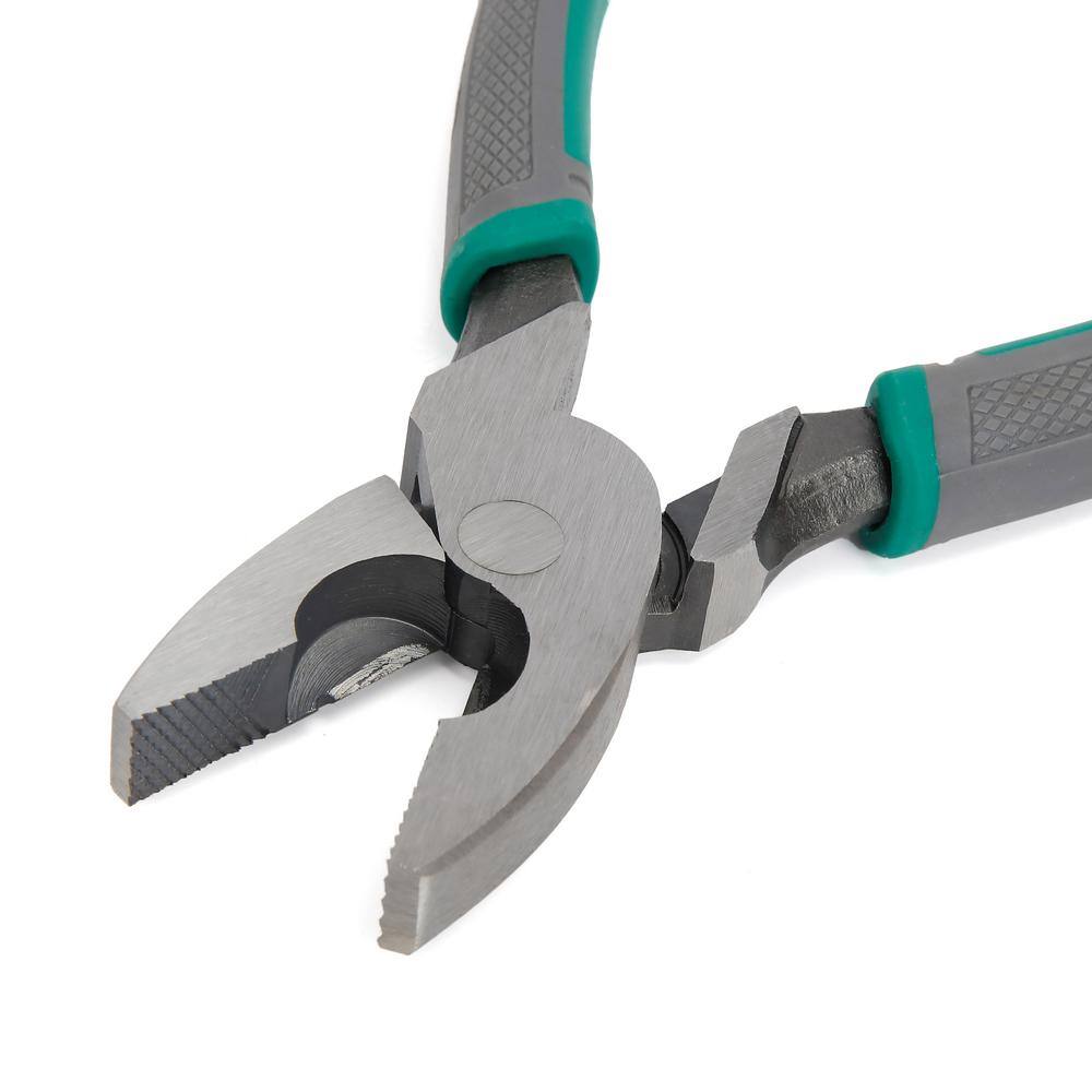 Commercial Electric 9 in. High Leverage Wire Cutting Pliers with Tape Puller CE180407