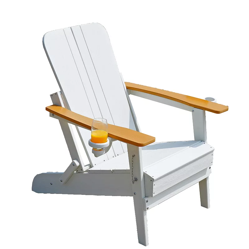 All-Weather， Foldable Outdoor Adirondack Chair