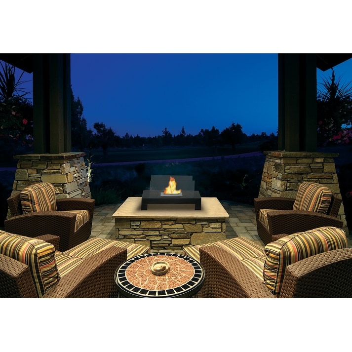 Gramercy (Black) Bio Ethanol Ventless Fireplace
