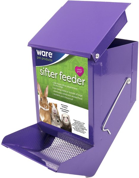 Ware Sifter Small Animal Feeder， Color Varies