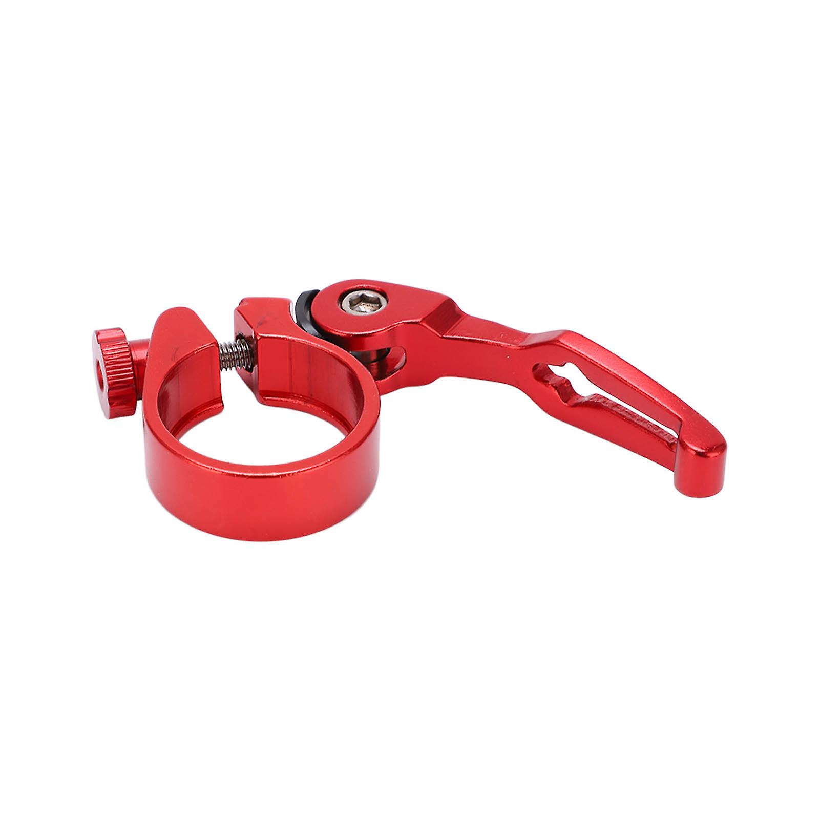 Viaron Bicycle Quick Release Seatpost Clamp Aluminum Alloy 34.9mm Seat Clamp For Mtb Bike Road Bike Casual Bikered