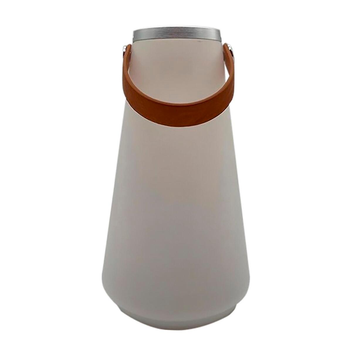 Solar lamp DKD Home Decor Brown Polyethylene White Polyurethane (13.5 x 13.5 x 23 cm)