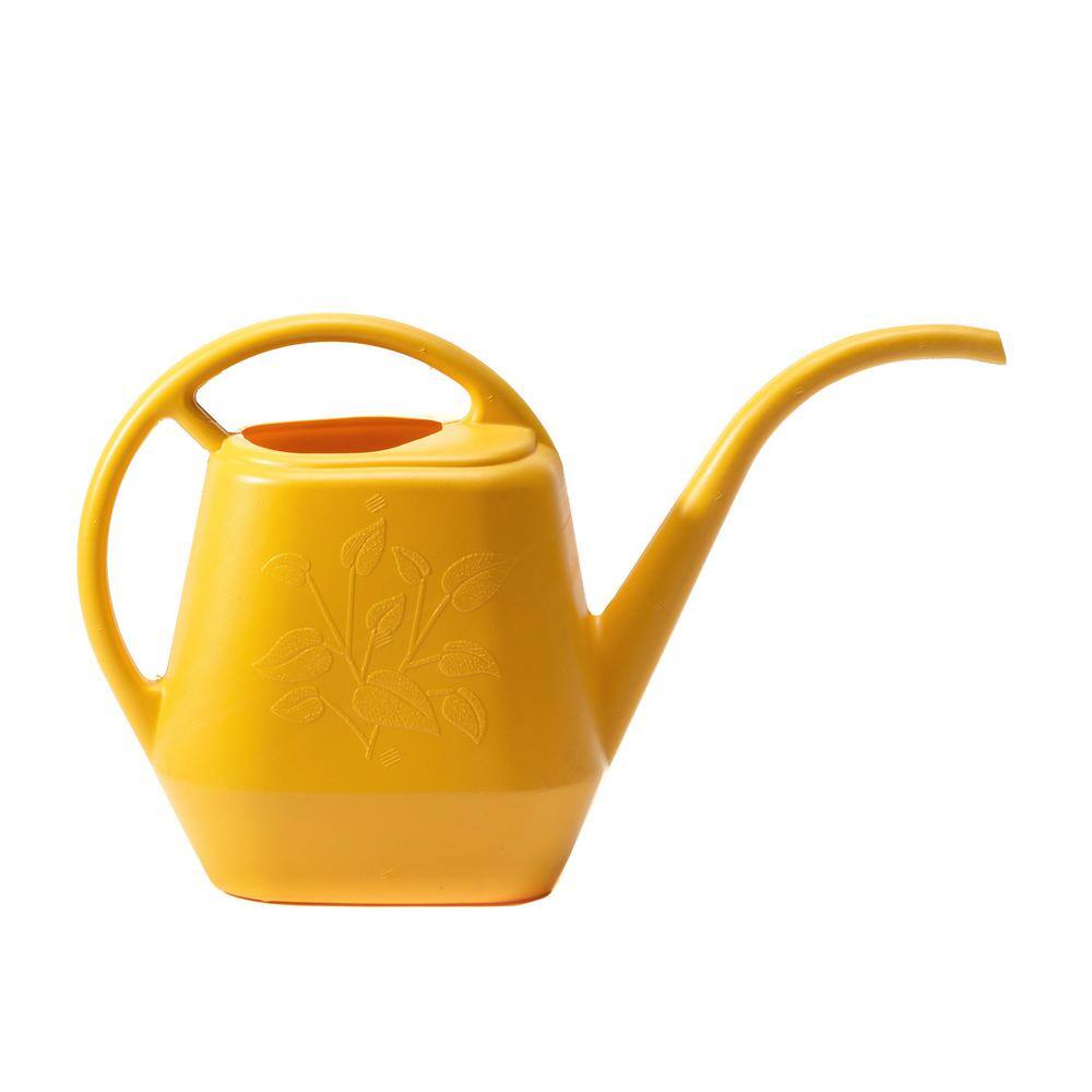 Bloem Aqua Rite 1.1 Gal. (144 fl. oz.) Earthy Yellow Watering Can JW41-23