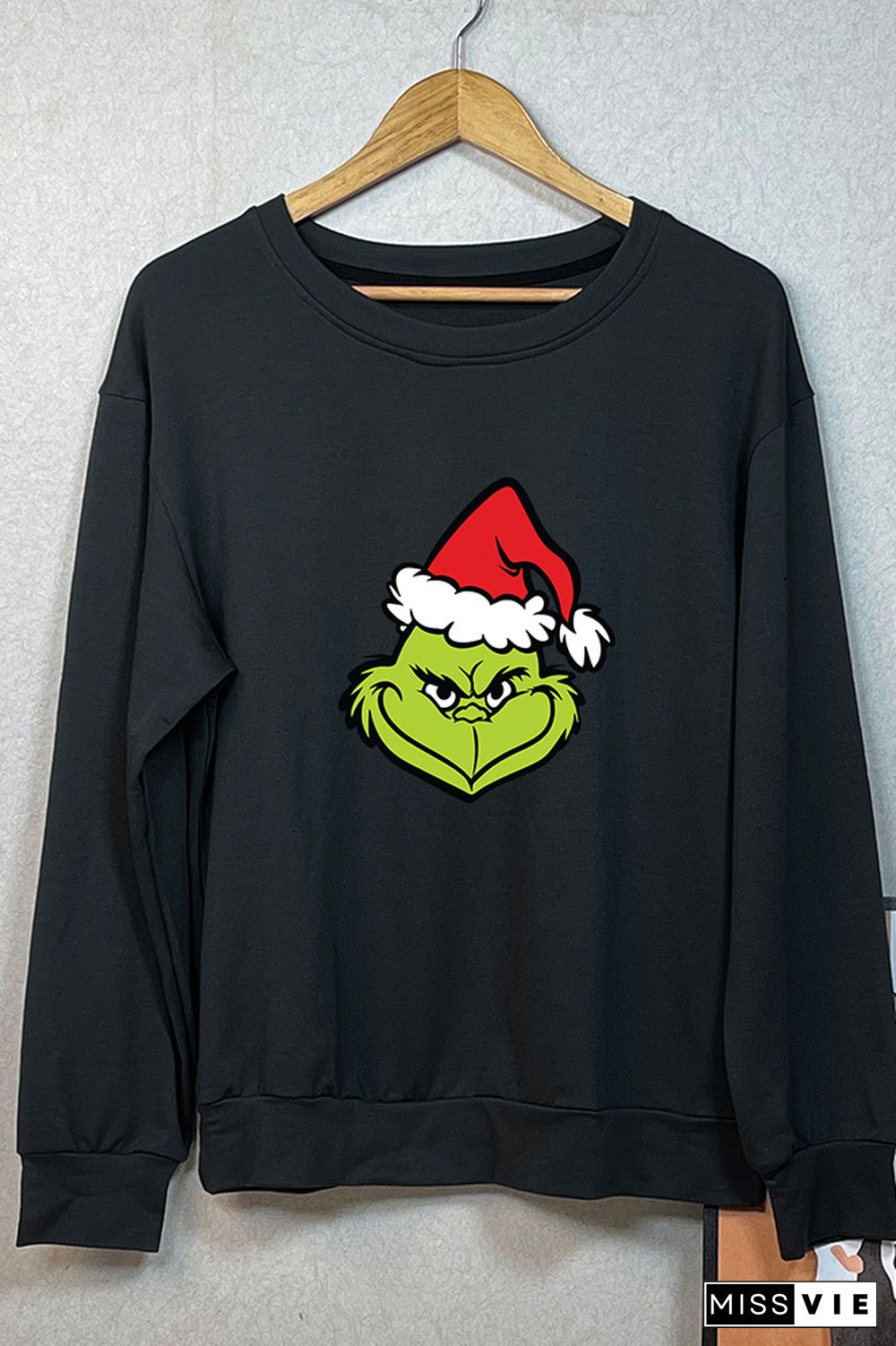 Christmas Grinch Face Sweatshirt Wholesale