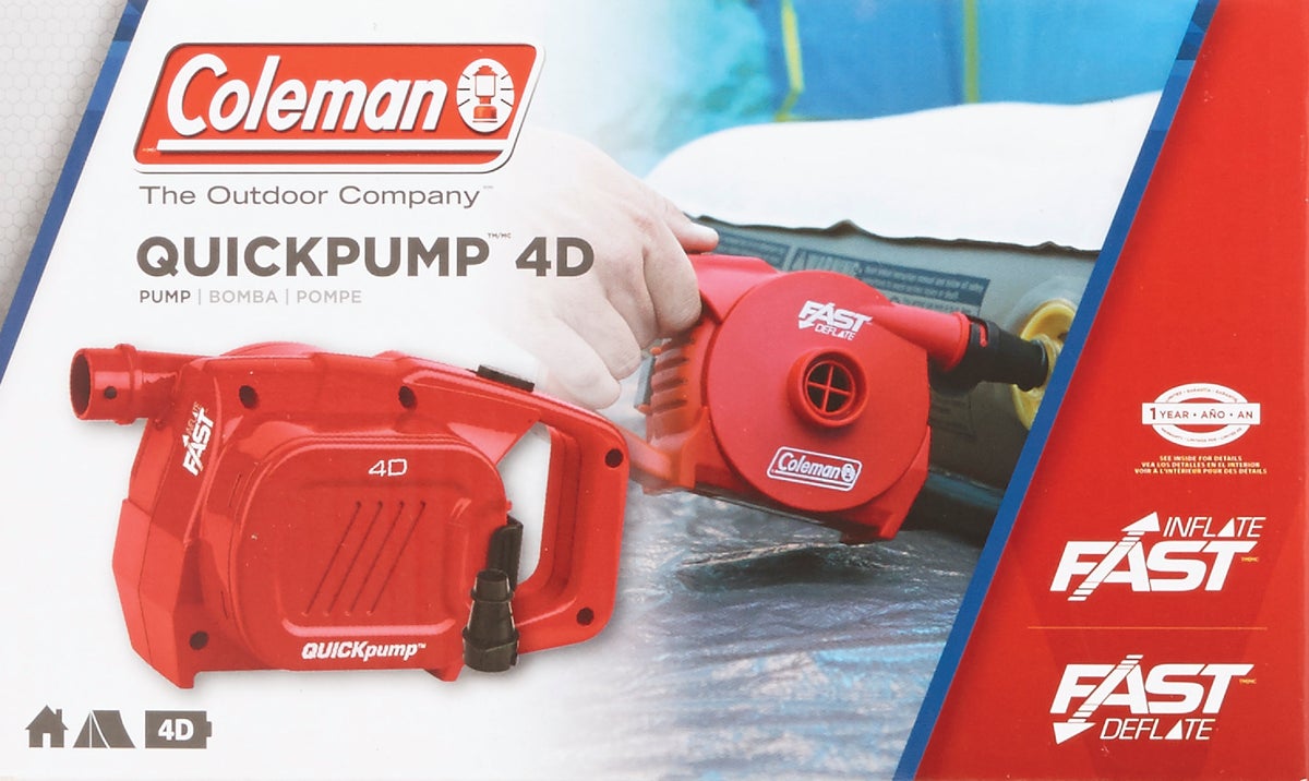 Coleman Coleman 4D QuickPump Air Pump Red