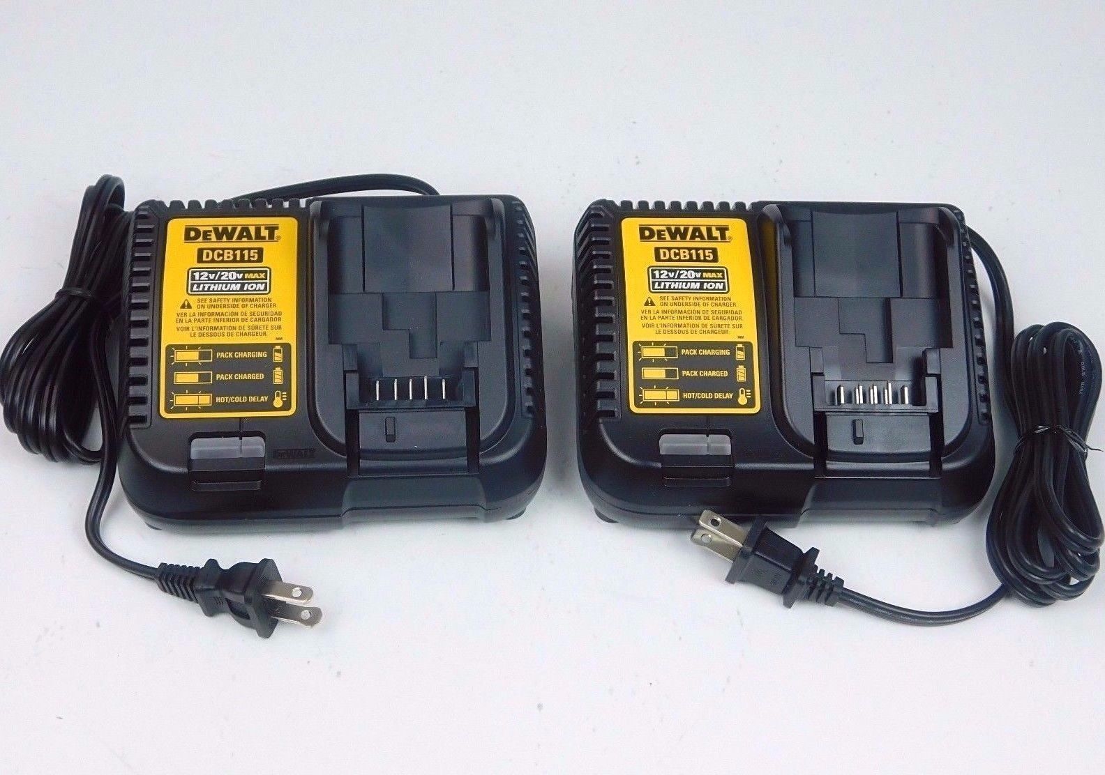 DeWalt DCB115 Charger 2 pack