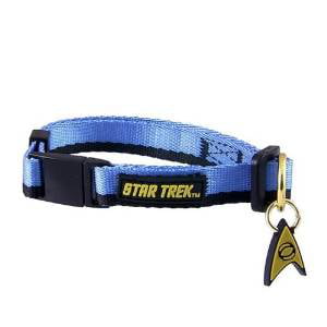 Pets Supply - Cat Collar - Star Trek - Uniform Blue New STOP278