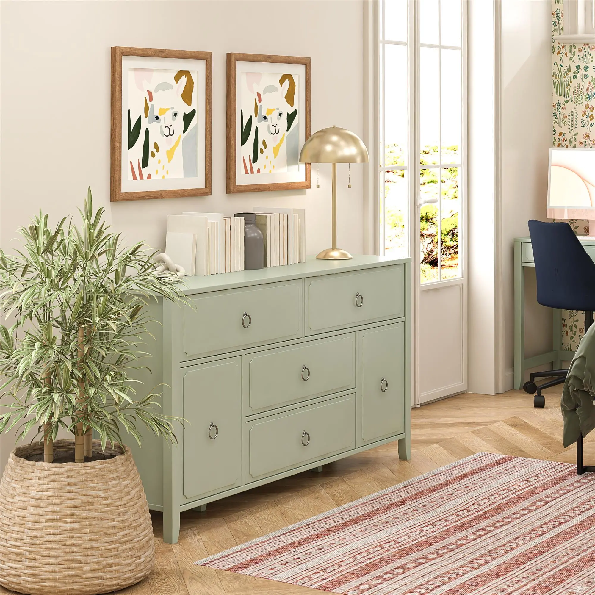 Her Majesty Light Green Dresser