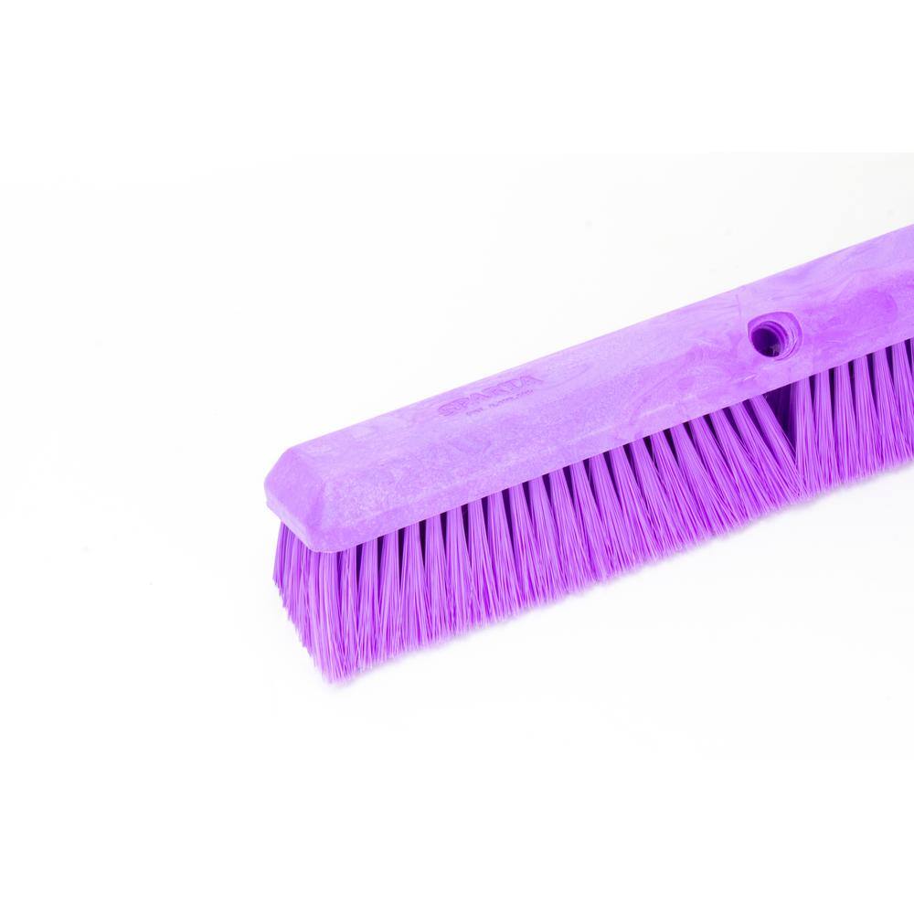 CFS Brands Sparta 18 in. Purple Polypropylene Omni Sweep Push Broom Head (12-Pack) 41890EC68