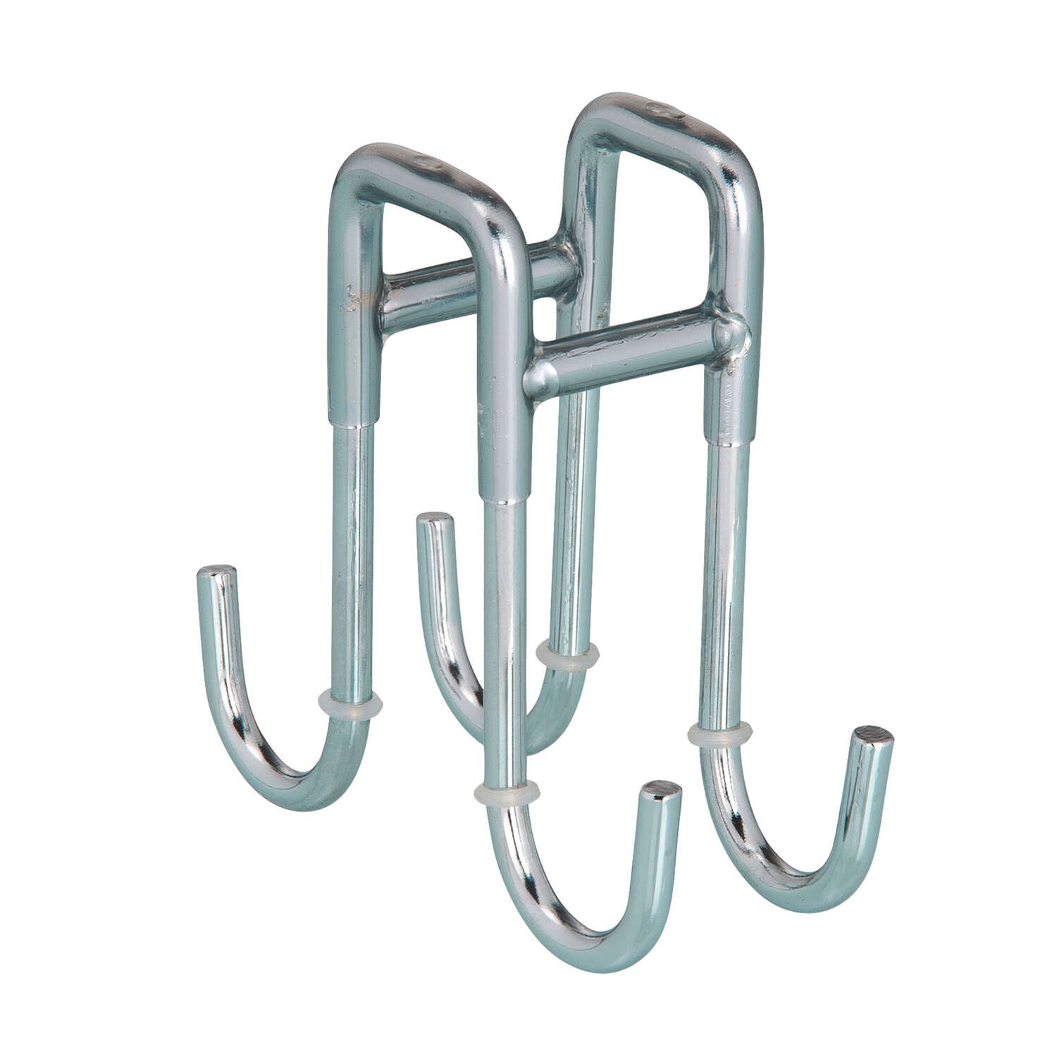 Wenko 3.1 in. H X 1.2 in. W X 3.1 in. L Silver Double Shower Hook