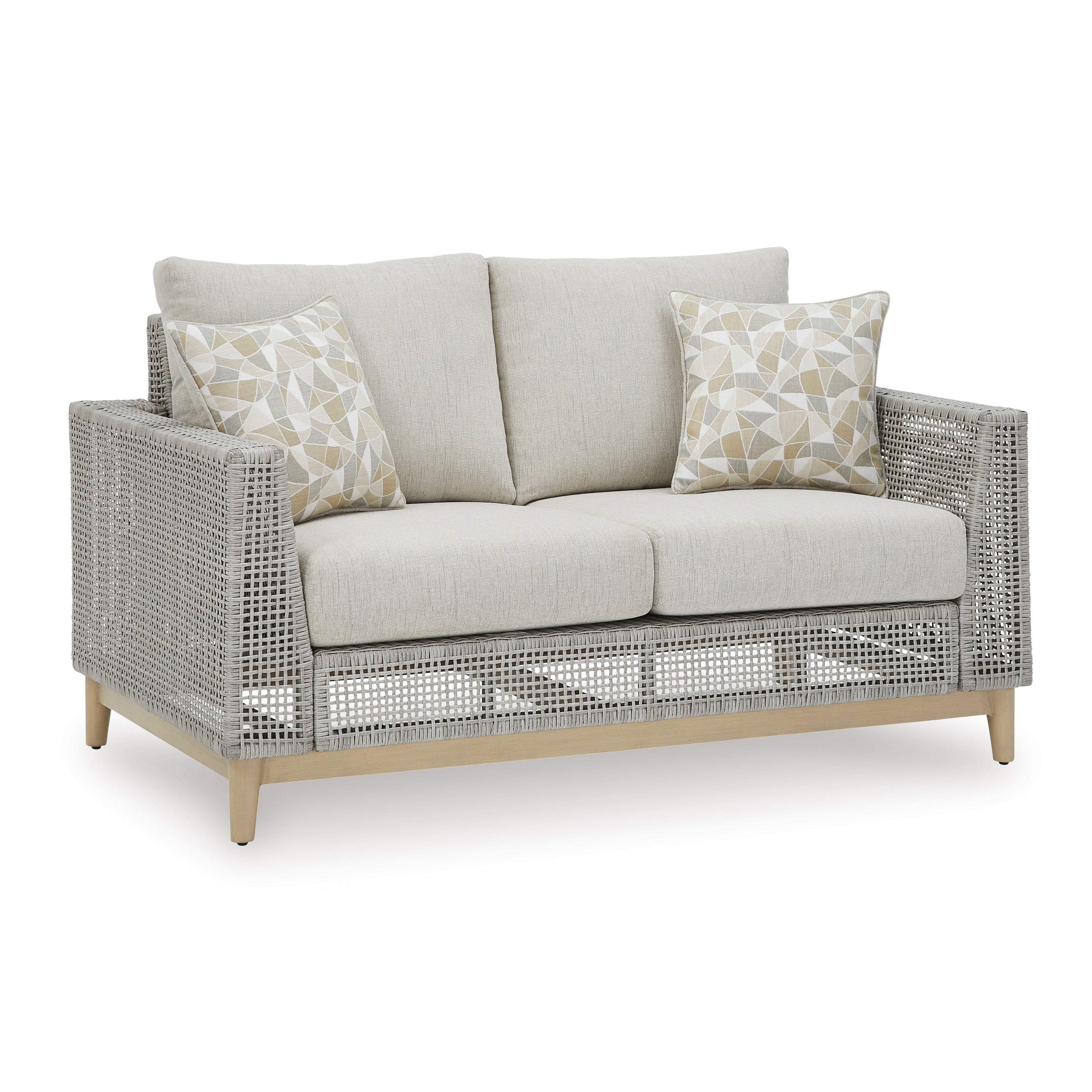 St Barts Open Weave  60 Love Seat