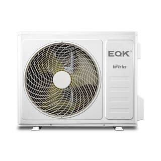 EQK 20 SEER 12000 BTU 1 Ton Ductless Mini-Split Air Conditioner with Inverter Heat Remote and Wi-Fi 115V60 Hz 19S-EACH12R1W