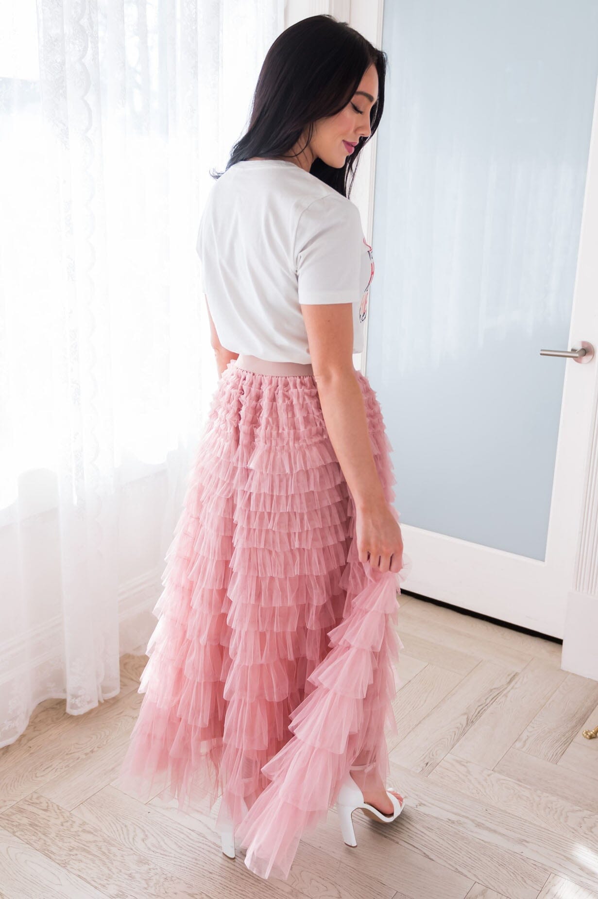 It's All About The Twirls Modest Tulle Skirt