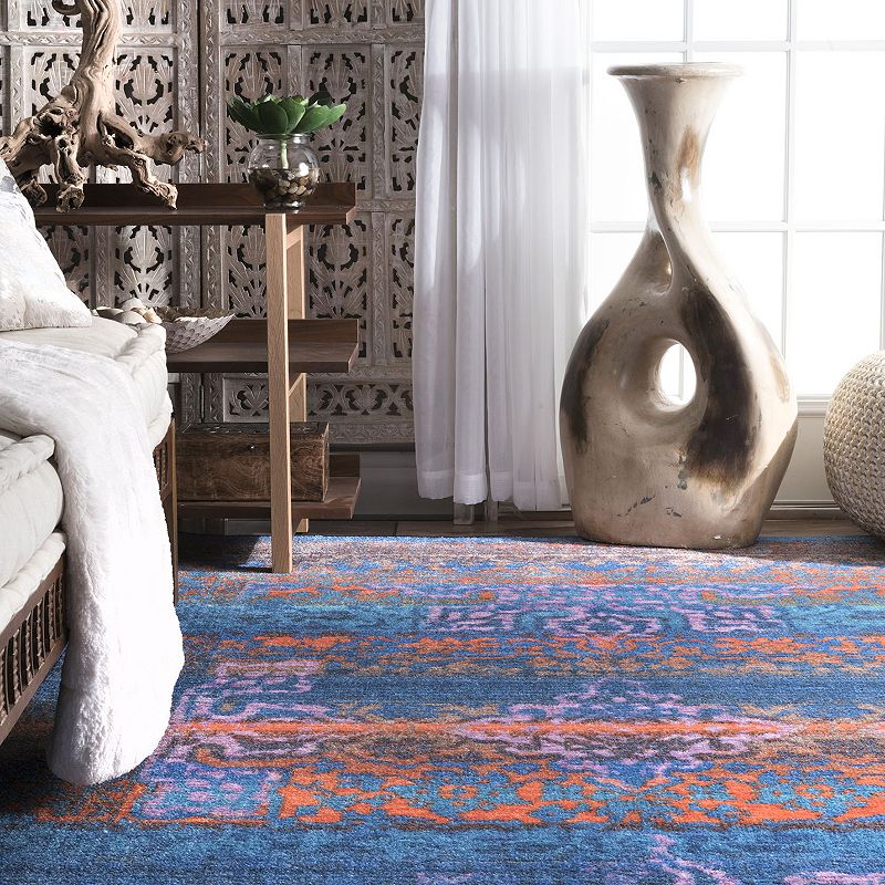 nuLOOM Lakenya Vintage Colorful Rug - 5' x 8'