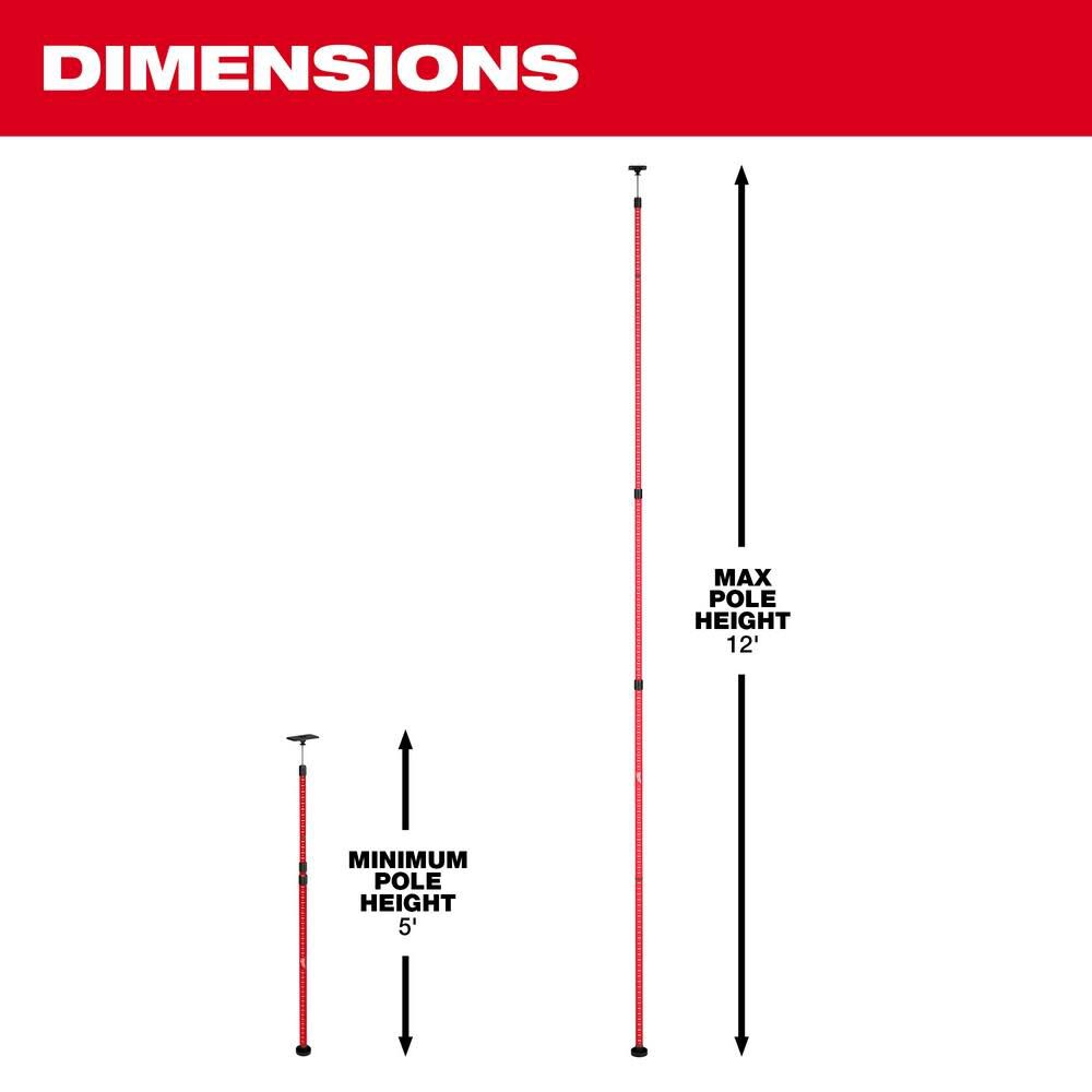 MW 12' Telescoping Laser Pole 48-35-1511 from MW