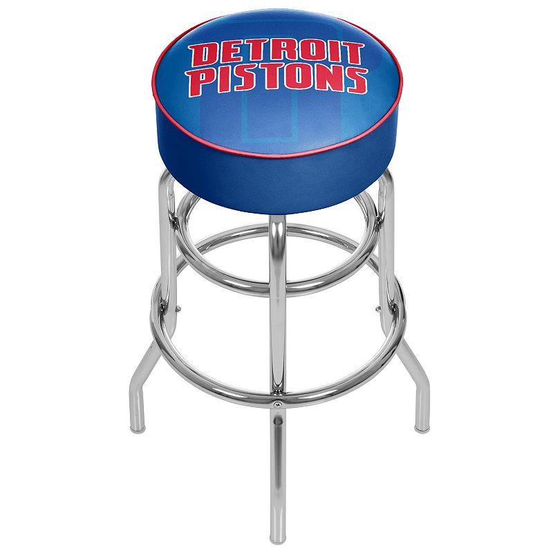 Detroit Pistons Padded Swivel Bar Stool