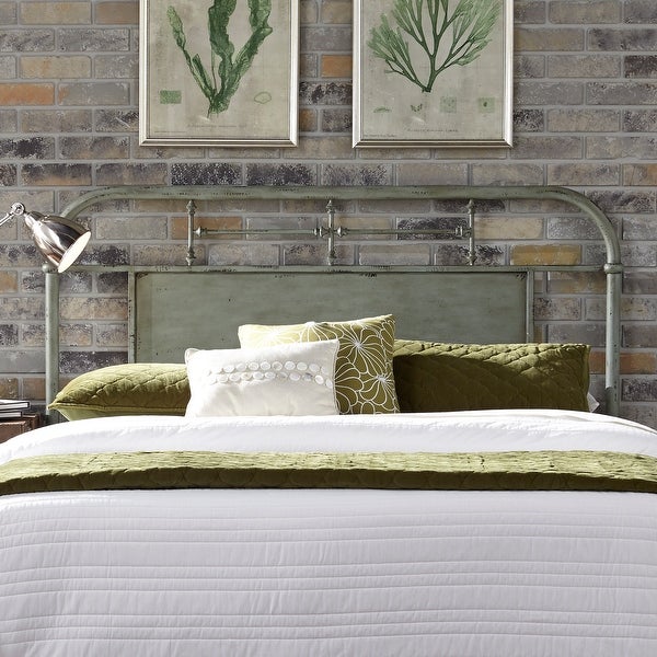 Vintage Series Metal Distressed King Headboard - - 20616450