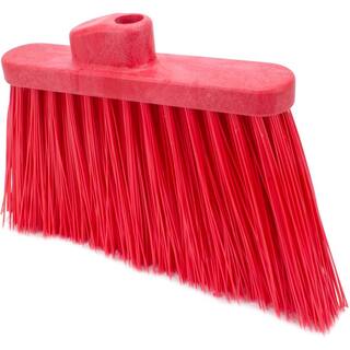 CFS Brands Sparta 12 in. Red Polypropylene Unflagged Upright Broom Head (12-Pack) 36868EC05