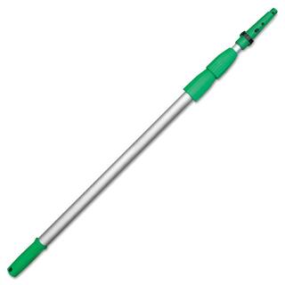 Unger Opti-Loc 14 ft. Aluminum Squeegee Extension Pole 3 Sections GreenSilver UNGED450