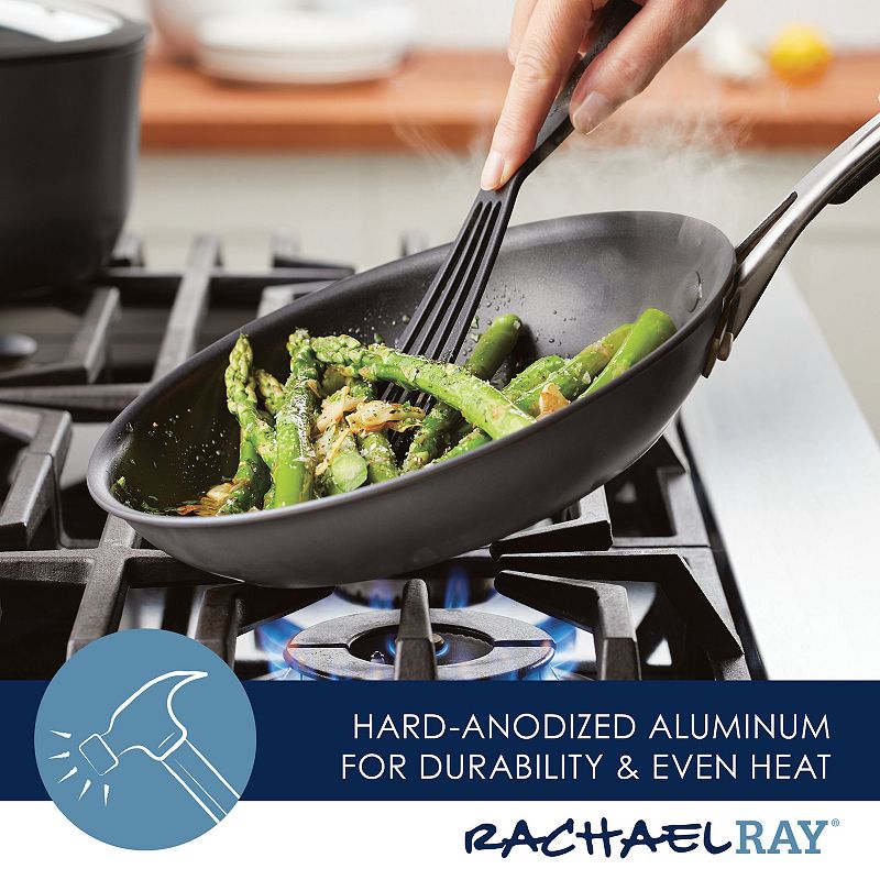 Rachael Ray Cook + Create 10-in. Hard-Anodized Nonstick Frypan