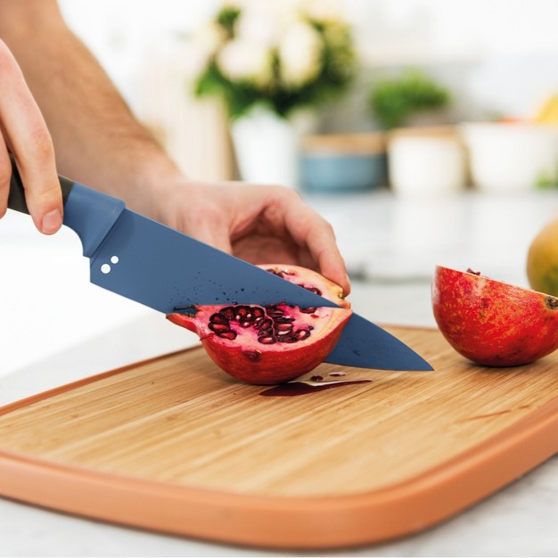 Stainless Steel Chef Knife With Herb Stripper