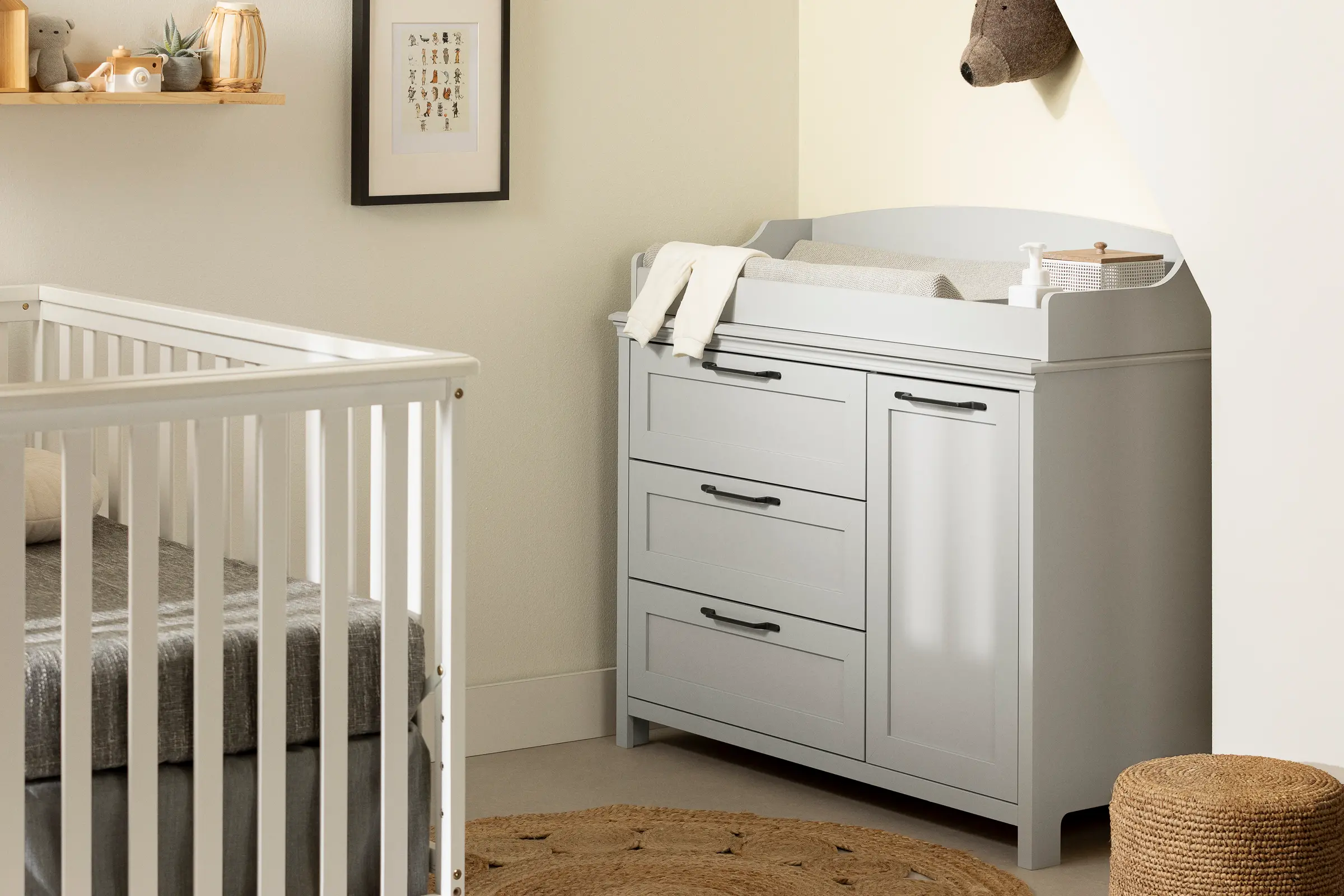 Daisie Gray Changing Table - South Shore