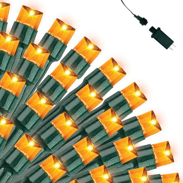 Joiedomi 42 9ft Orange Led Mini String Lights With 8 Modes