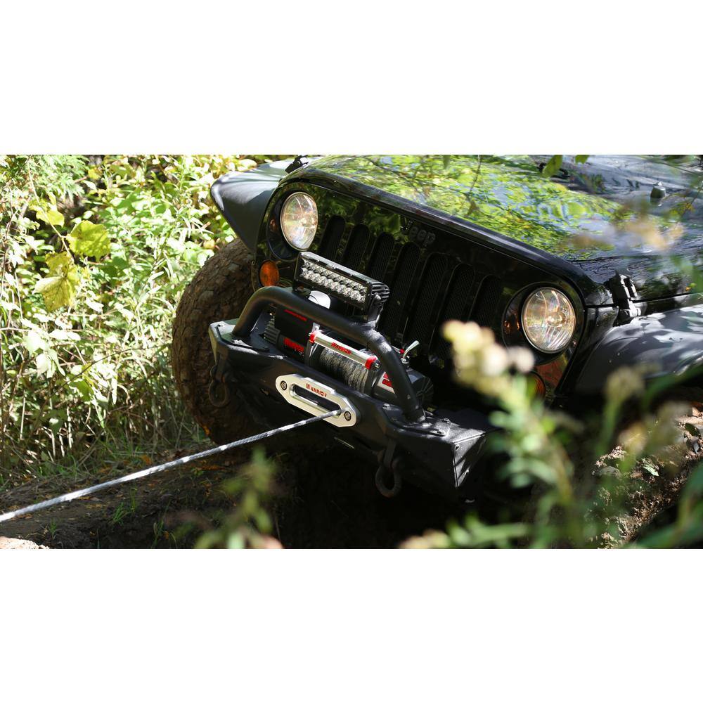 DK2 Samurai Series 8000 lb. Capacity 12-Volt Electric Winch with 98 ft. Synthetic Rope S8000-SR