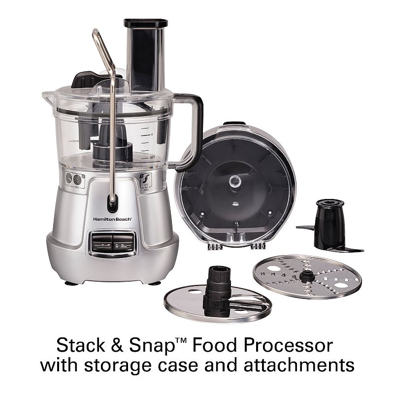 Hamilton Beach Stack and Snap 8-Cup Food Processor